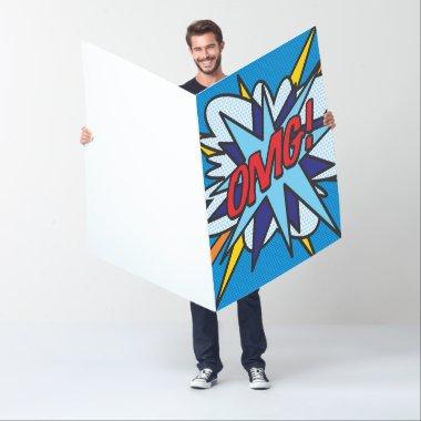 OMG Fun Retro Comic Book Pop Art