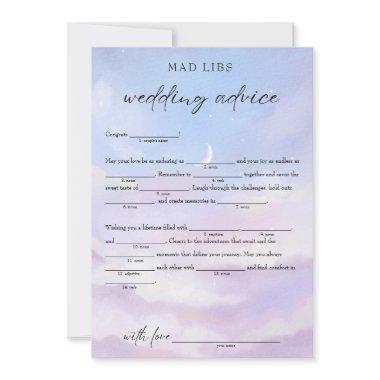 On Cloud 9 Wedding Advice Bridal Libs Game