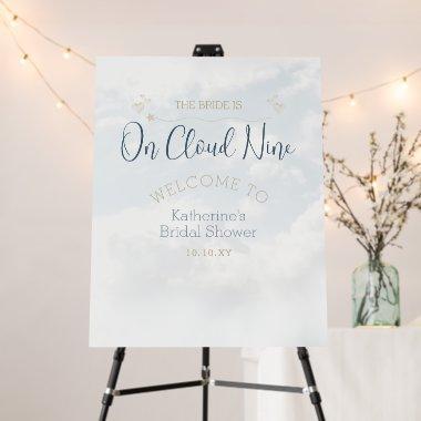 On Cloud Nine Elegant  Welcome Sign