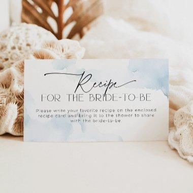 On Cloud Nine Recipe for the Bride-to-be Request Enclosure