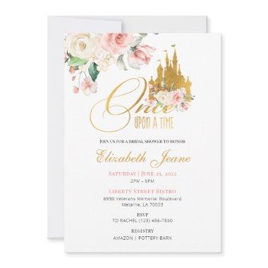 Once Upon a Time Bridal Shower Invitations