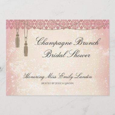 Once Upon a Time Champagne Brunch Bridal Shower Invitations