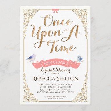 Once Upon A Time Invite Bridal Birthday Baby