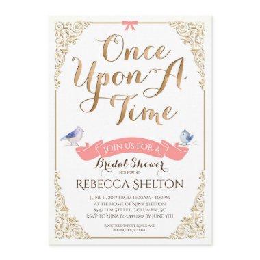 Once Upon A Time Invite Bridal Birthday Baby