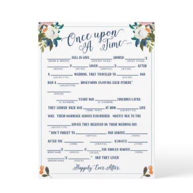 Once Upon A Time Love Story Bridal Libs Game