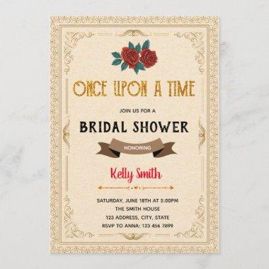 Once upon a time shower Invitations