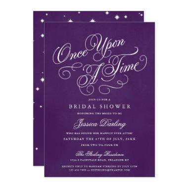 Once Upon A Time Shower  Royal Purple