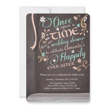 Once Upon a Time Storybook Wedding Shower Pink