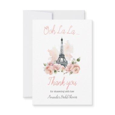 Ooh La La Parisian Franch Floral  Thank You