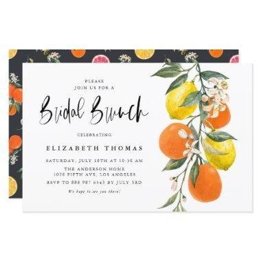 Orange and Lemon Bridal Brunch