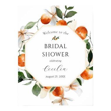 Orange Blossom  Welcome Sign