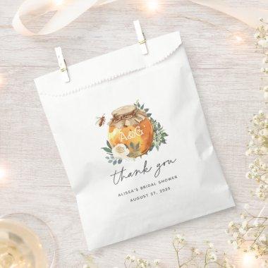Orange Blossom Honey Bee  Favor Bag