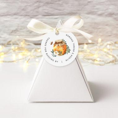 Orange Blossom Honey Bee  Favor Tags