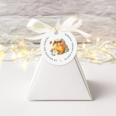 Orange Blossom Honey Bee Bridal Shower Favor Tags