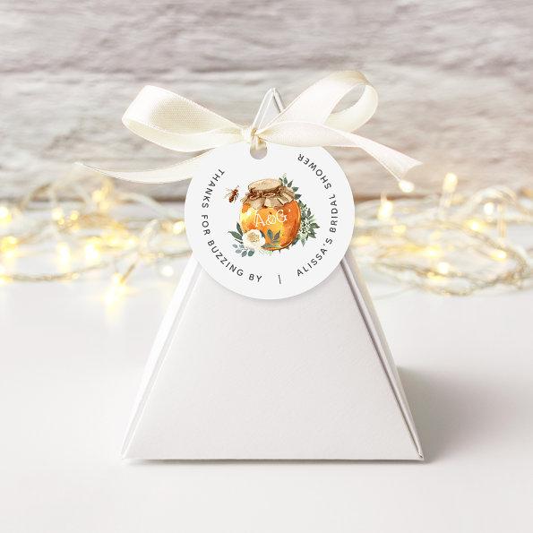 Orange Blossom Honey Bee Bridal Shower Favor Tags