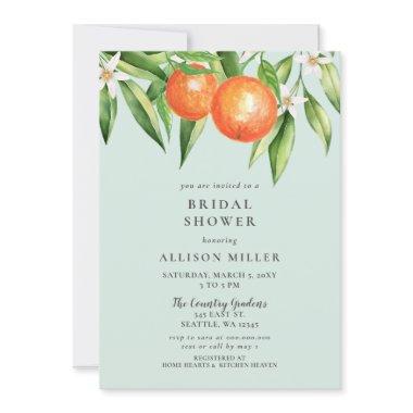 Orange Blossoms Citrus Botanical