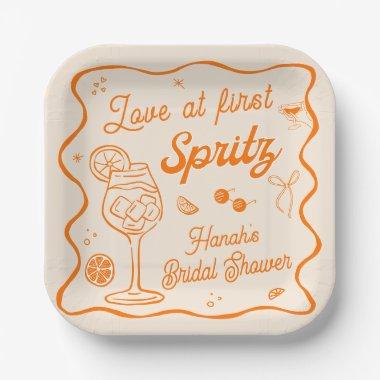 Orange Citrus Aperol Spritz  Paper Plates