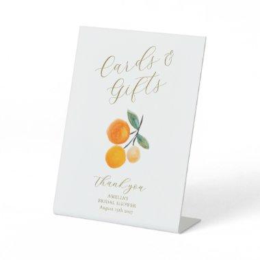 Orange Citrus  Custom  Gifts Pedestal Sign