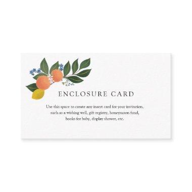 Orange Citrus Enclosure Invitations