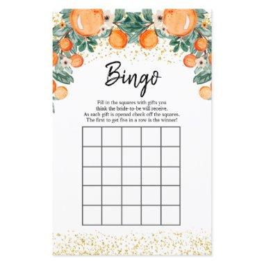 Orange main squeeze Bridal Shower Bingo Games