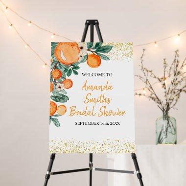 Orange main squeeze Bridal Shower Foam Board