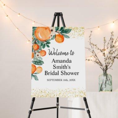 Orange main squeeze Bridal Shower Foam Board