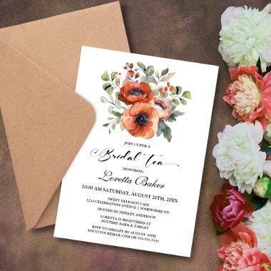 Orange Poppy Bridal Tea