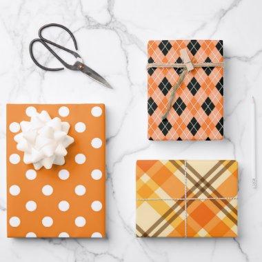 Orange Spender Wrapping Paper Sheets