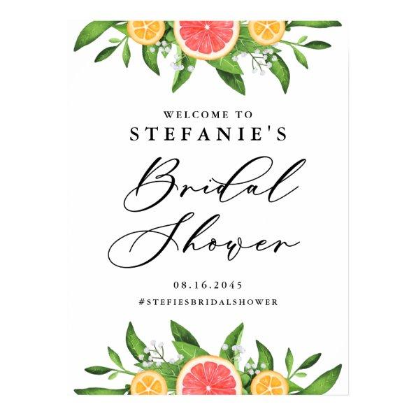 Oranges and Grapefruits  Welcome Poster