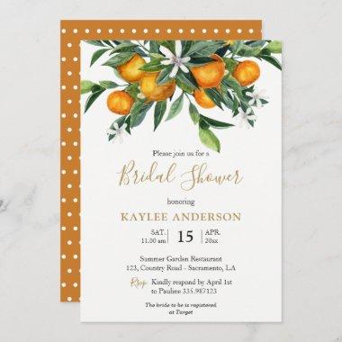 Oranges Bridal Shower invitation Invitations