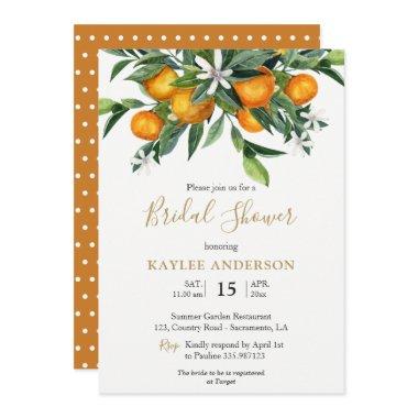 Oranges Bridal Shower invitation Invitations