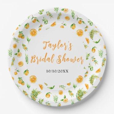 Oranges Citrus  Paper Plates