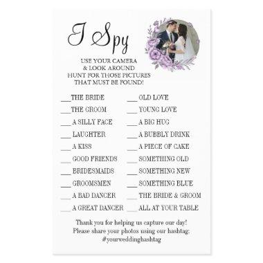 Orchid I spy wedding reception game  Flyer