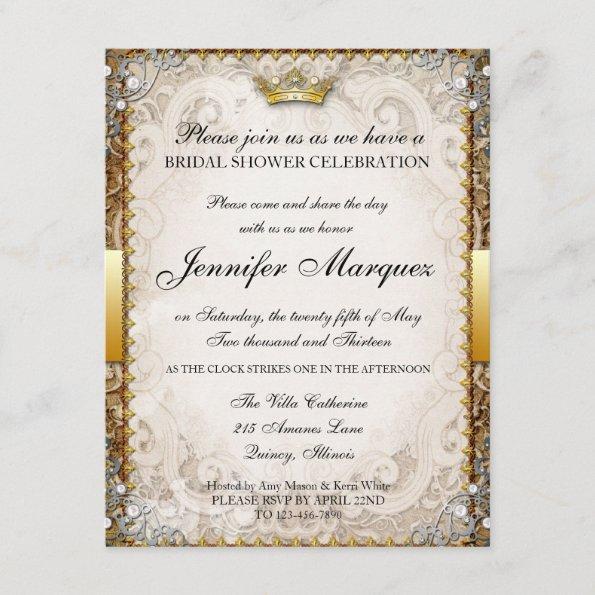 Ornate Fairytale Storybook Bridal Shower Invitatio Invitations