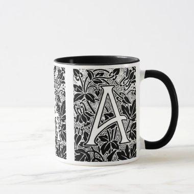 Ornate Letter "A" Mug