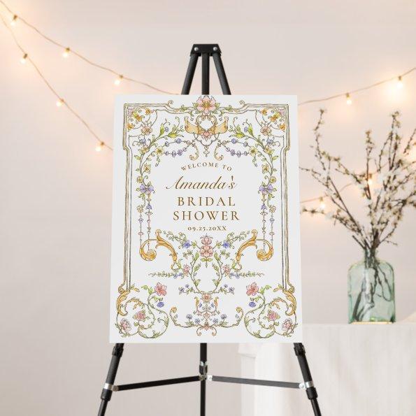 Ornate Vintage Frame Bohemian  Foam Board