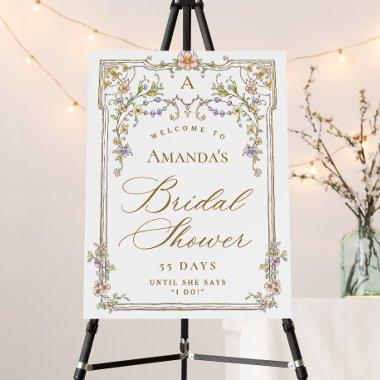 Ornate Vintage Frame Bohemian  Foam Board