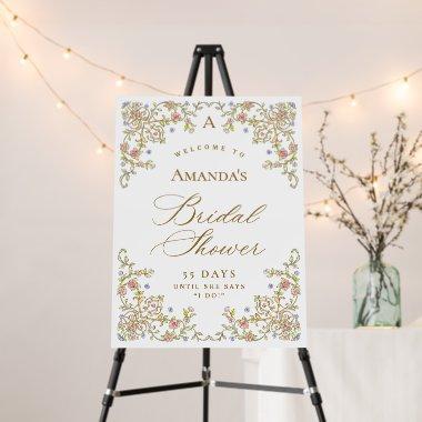Ornate Vintage Frame Bohemian  Foam Board
