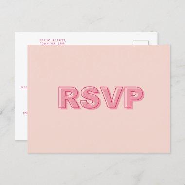 Outline bold reminder RSVP Invitation PostInvitations
