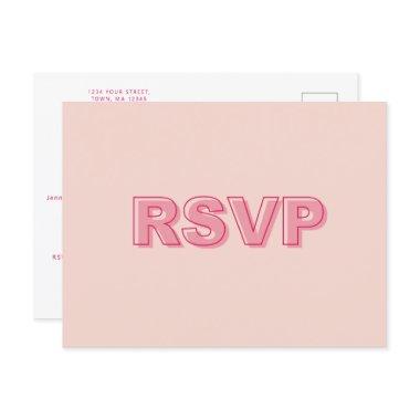 Outline bold reminder RSVP Invitation Post