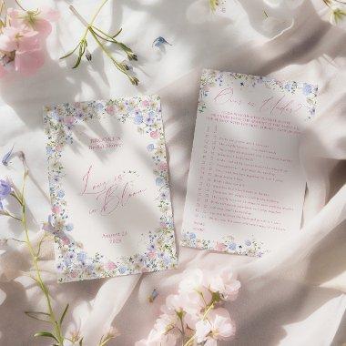 Over or under? Pink Floral  Game