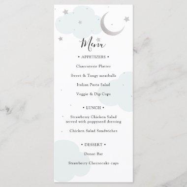Over the Moon Baby Shower Menu
