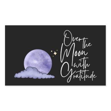 Over The Moon With Gratitude Sticker