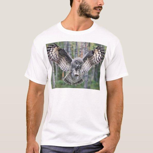 Owl Birds Feathers Party Shower Teacher Class Art T-Shirt