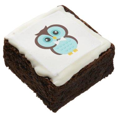 Owl Groom Chocolate Brownie