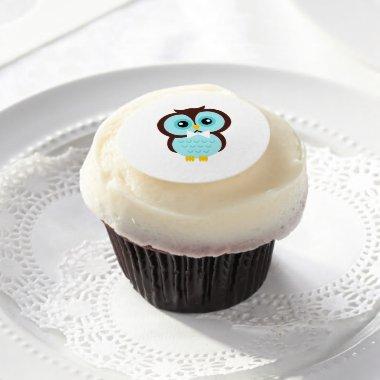 Owl Groom Edible Frosting Rounds