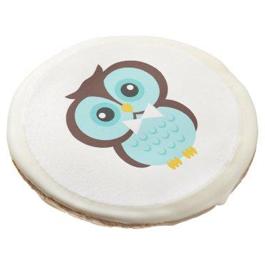 Owl Groom Sugar Cookie