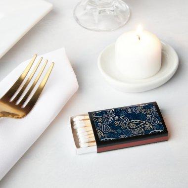 Paisley Pattern Matchboxes