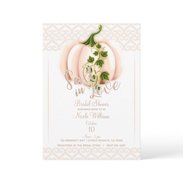 Pale Pink Pumpkin FALL IN LOVE