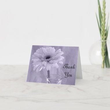 Pale Purple Tinted Daisy Thank You